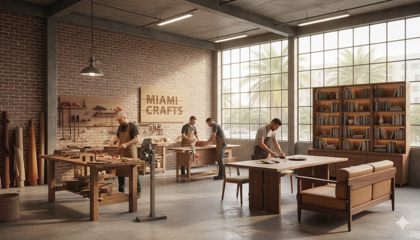 Our artisan workshop in Miami